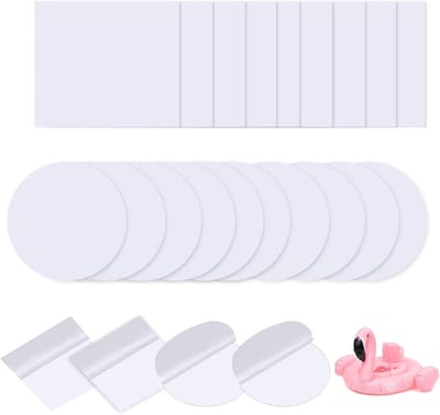 Reparatietape voor tenten, waterdichte patch, doorzichtige reparatietape, transparante reparatietape voor lekke banden, opblaasbaar zwemspeelgoed, autostoel, bank, luifels, kajak (20 stuks)