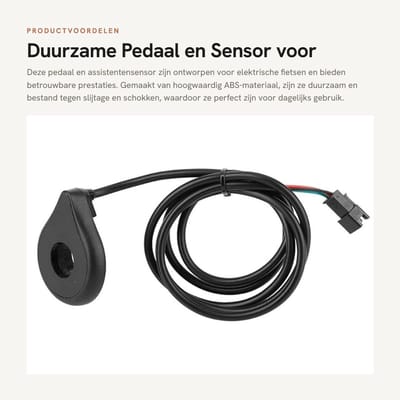 Dailygoods - Duurzame Pedaal en Sensor voor Elektrische Fiets