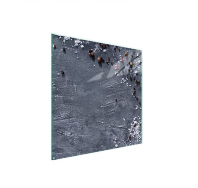 TMK ArtDeko Serie - Glazen Beschermplaat voor Fornuis - 50x52 cm - Gehard Glas - Multifuntioneel