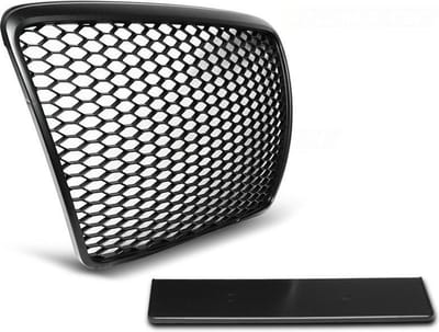 Grill geschikt voor AUDI A6 C6 09-11 ZWART RS-STIJL