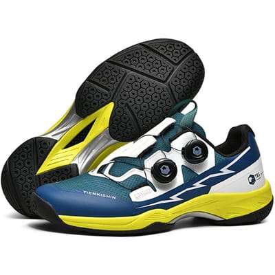 Antislip Badminton Schoenen voor Mannen Vrouwen Professionele Sport Tennis Sneakers Buiten Sportschool Wedstrijden met Goede Voetboogondersteuning 38 black