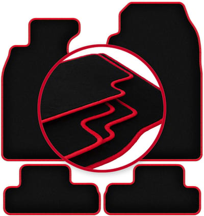CARLUX-RED automatten voor: Mini Cooper R52 Cabrio (2004-2008)