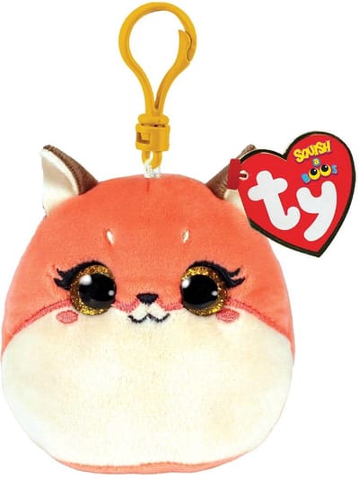 Ty Squish a Boo Clips Roxie Fox 8cm