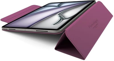 Pomologic BookCover Hoesje iPad Air 11 (M2-M4) – Super Slanke Bescherming – Magnetisch Verbonden – Geschikt voor iPad Air 4/5 Gen en iPad Pro 11 3/4 Gen - Rood