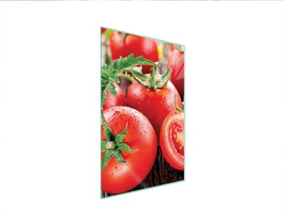 TMK ArtDeko Serie - Snijplank Glas - 35x52 cm - Motief Pomidor - Veelzijdige Toepassing