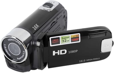 Dailygoody - Handheld Videocamera - 4K DV-camera - Draaibaar LCD scherm - Zwart - Digitale Vlogvideocamera - 48MP camera - Geschikt voor vloggers ...