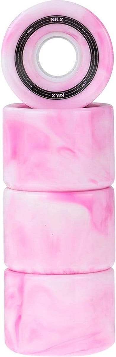 NKX Majestic 59mm Cruiser wielen Pink - White