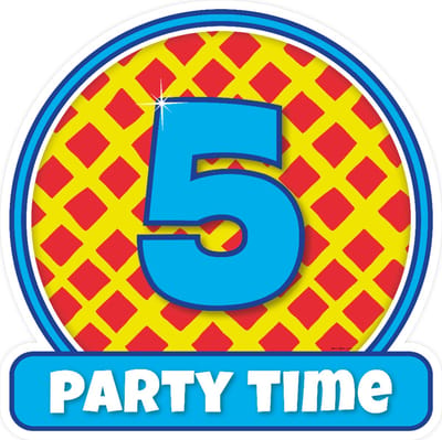 Happy decoration signs - 5 years