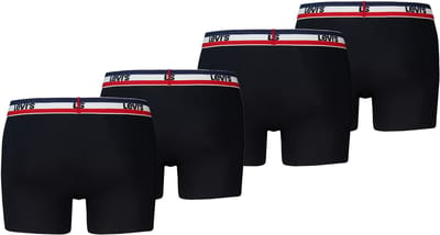 Pack of 4 men's Levis REPEAT LOGO SPW BOXER boxer shorts underwear pants