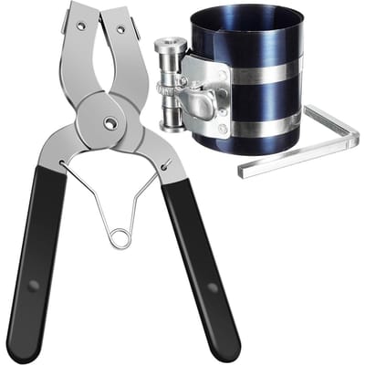 Nieuwe Klepveerklem Professioneel Verwijder Klepveerborgingstool Auto Motor Bovenliggende Klep Verwijderingstool Expander Tang gray