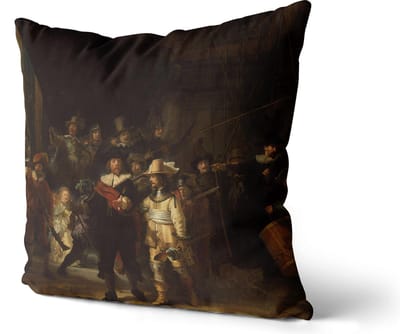 Dutch Design Sierkussens bij ZenXhome “De Nachtwacht” 40X40  inclusief kussens