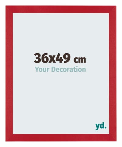 Your Decoration - Puzzellijst 36x49 cm - Rood - Puzzellijst 500-1000 stukjes - MDF Fotolijst - Mura