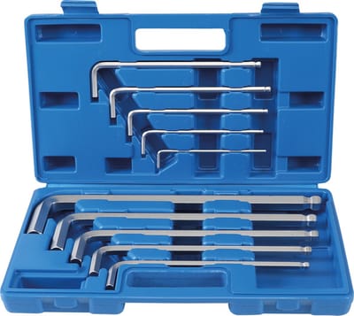 BGS Stiftsleutelset Max inbus 3 - 17 mm 10 delig