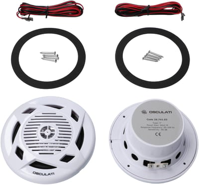 Spatwaterdichte 4" speakers 60 watt