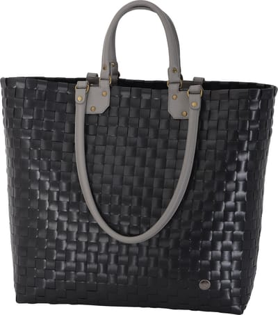 Shopper - Handtas - Boodschappentas - Kantoortas - Sporttas - Schoudertas -Tas - Handgevlochten - Handed By Dual - zwart - black