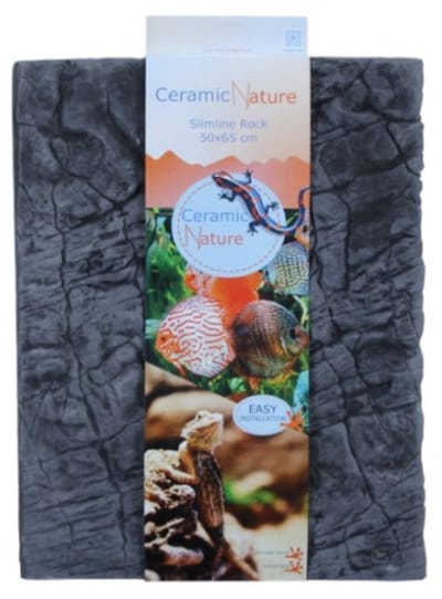 Ceramicnature Cn Slimline Rock Oxford Grey Grijs - Aquarium - Achterwand - 50x55 cm