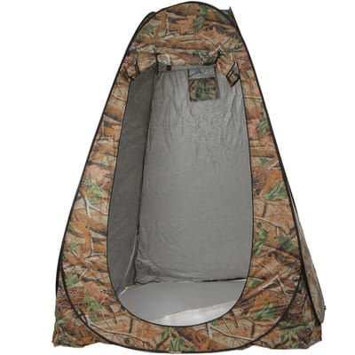 Tente Pop-up Motif Feuilles 3 Fenêtres Tente Pop-up Sport pour Ombre Toilettes Douche Bain Tente de Change gray