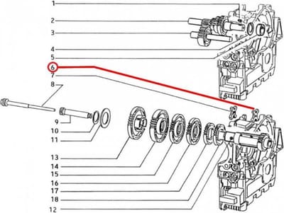 Boite de vitesse RMS pour Auto Piaggio 420 Ape Car Max Diesel 1986 à 1996 1681056 Neuf