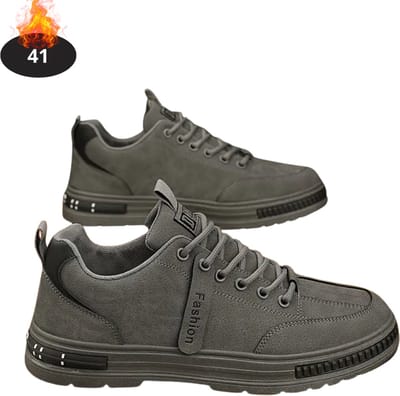 Livano Schoenen Heren - Sneakers - Comfortabel - Casual - Volwassen - Grijs - Maat 41