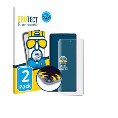BROTECT - Screenprotector voor Vivo V60e 5G - Folie Beschermfolie matte volledig dekking 2 Stuks