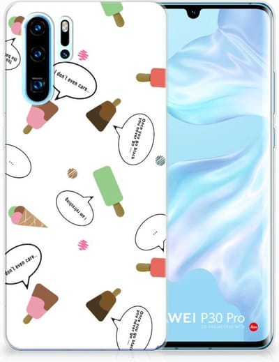Huawei P30 Pro Siliconen Case IJsjes