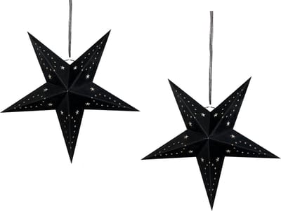 MOTTI - Decofiguur - 45 cm - Glitter Zwart - Papier