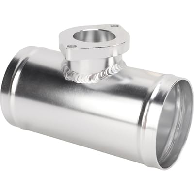 3in76mm BOV Blow Off Valve Flens Pijpadapter Aluminiumlegering Vervanging voor Greddy Type RS FV RZ white