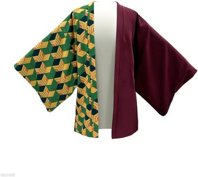 Anime Kostuum voor Shinobu en Zenitsu - Demon Cosplay Kimono en Cloak voor Halloween en Carnaval