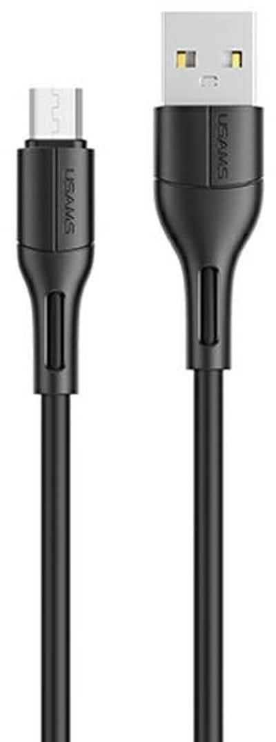 USAMS U68 Serie - MicroUSB Kabel - Supersnel Opladen - 1m - Zwart
