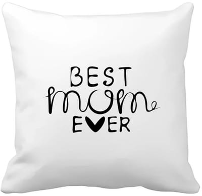 Akyol - best mom ever Kussen hoes - Mama - moeder - moederdag - cadeau - verjaardag - beste ooit - 40 bij 40 cm