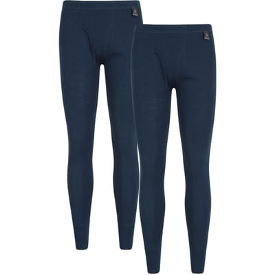 Mountain Warehouse Heren Merino Wol Base Layer Onderbroek (Set van 2) (Marine)