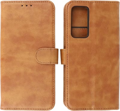 Xioami Mi 12 Hoesje - Book Case Telefoonhoesje - Kaarthouder Portemonnee Hoesje - Wallet Cases - Bruin