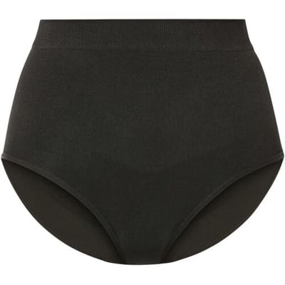 ESMARA Corrigerende dames onderbroek - hoge taille - seamless (Zwart, S (36/38))