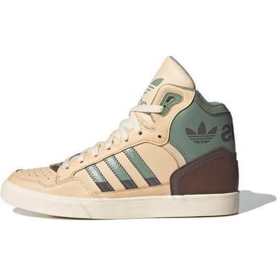 Adidas Originals Extaball Comfortabele Duurzame Hoge Skate Schoenen Unisex Sneakers Bruin Groen ID1132 43⅓ beige