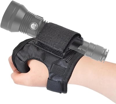 Handsfree Lamp Houder voor Duiken, Snorkelen en Zwemmen - Verstelbare Polsband voor Pocket Gloves