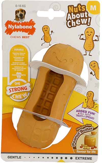 Nylabone Strong Chew Peanut Spread Toy