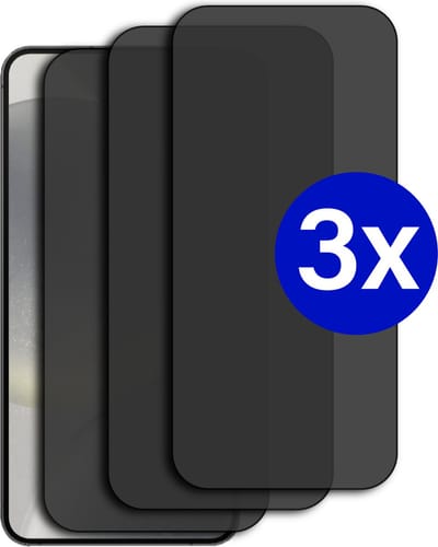 Triple Pack - Screenprotector geschikt voor Google Pixel 7 - Privacy - Tempered Glass - Beschermglas - Glas - 3x Screenprotector - Privacy screenprotector