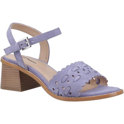 Hush Puppies Lacie Suède Dames Blauwe Sandalen