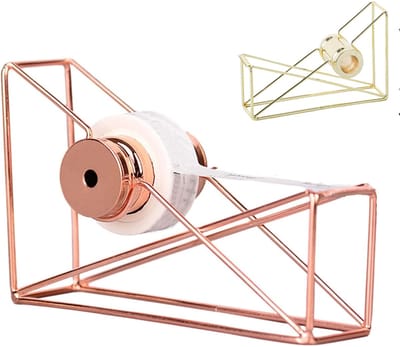 Plakbandhouder-plakband houder-2 artikelen Bureau-tape houder - Bureau-tape dispenser - Leuke kantoorartikelen voor dames Kantoorartikelen Verzwaarde antislip basis - Enkele handgemaakte bureaudecoratie - 12x3x8cm