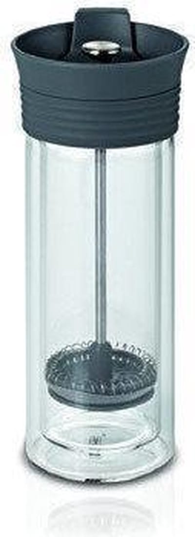AdHoc Thermosfles/Koffiemaker - 0.3 l - Grijs