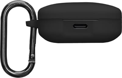 kwmobile cover voor oordopjes case - geschikt voor Xiaomi Redmi Buds 6 Active - Trendy beschermhoes draadloze oordopjes in zwart