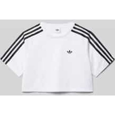 Boxy fit T-shirt met contrasterende strepen