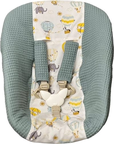 stokke newborn hoes zeeblauw luchtballonnen