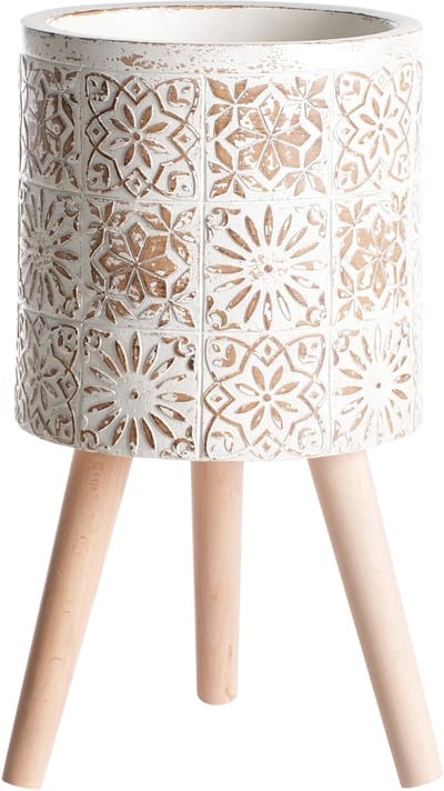 KARISTOS - Bloempot - Gebroken wit - 55 cm - MgO