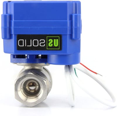 Gemotoriseerde Kogelkraan - Elektrische Klep - Waterleiding Automatiseren - Automatische Terugkeer - 1/2 inch - Zilver
