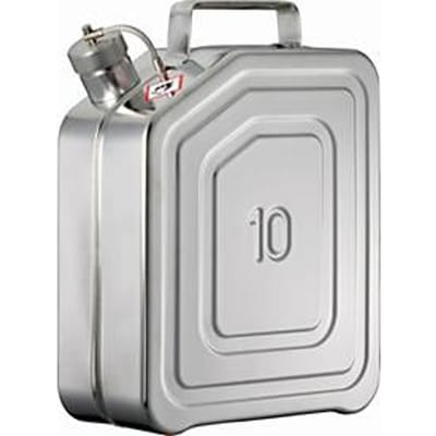 Transportcontainer, roestvrij staal 1.4301, 10 l, B 130 x D 280 x H 380 mm, schroefstop met flexibele as