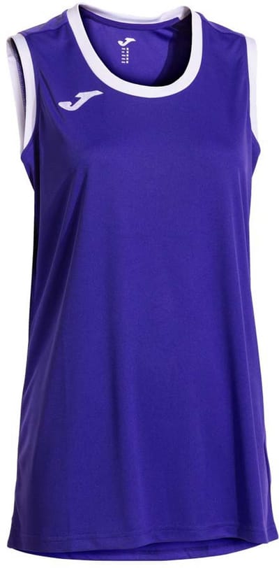 Joma Cancha Dames Mouwloos T-shirt Blauw,Paars S Vrouw