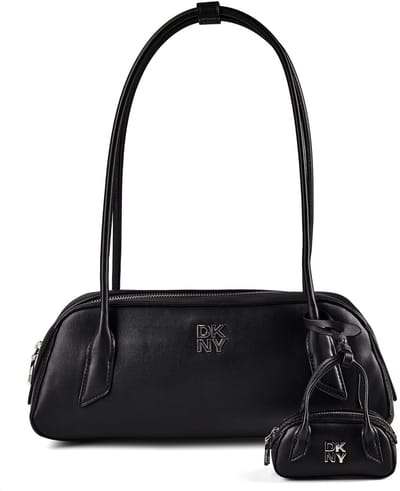 DKNY Tiana Schoudertas 37 cm - Dames - black-silver