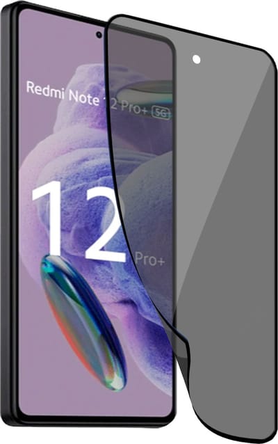 Geschikt voor Xiaomi Xiaomi Redmi Note 12 Pro+ - Privacy Screenprotector - Beschermglas - Privé GuardCover