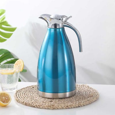 Dubbelwandige Stalen Thermoskan Koffie- en Theepot Thermisch Geïsoleerde Waterkan 15L 2L Duurzaam Duurzaam Nuttig Nuttig Duurzaam 1.5L